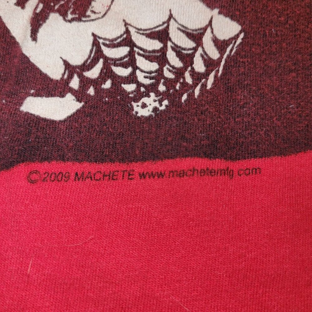 Retro Rancid Band Tee Youth Size 12/14 Red Punk Rock Short Sleeve Shirt Unisex - Picture 3 of 3